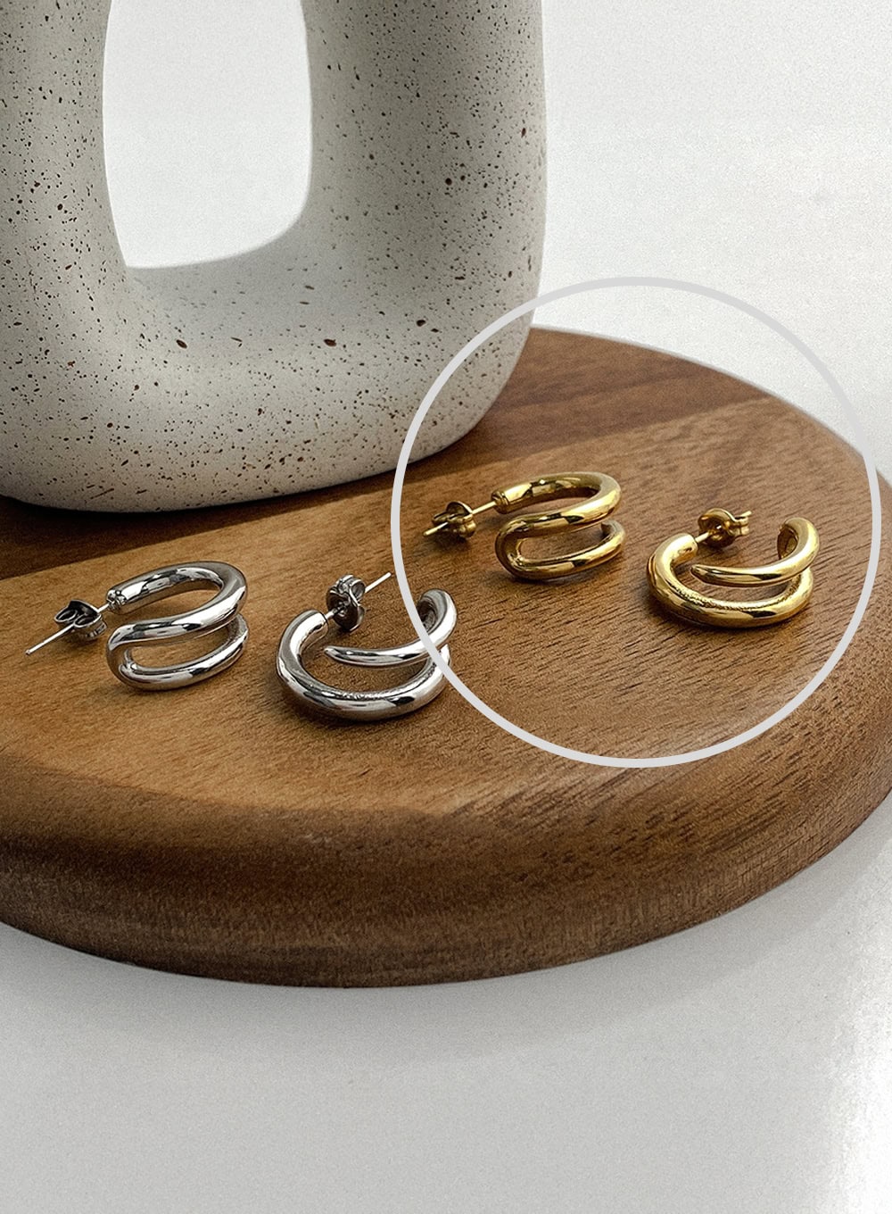 Basic Counter Earrings IA517