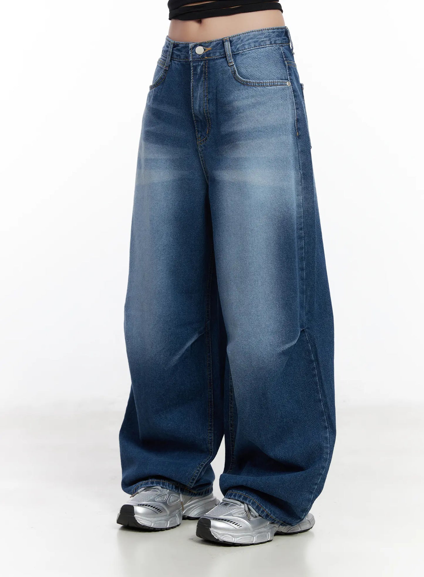 Azari Washed Baggy Jeans CJ530