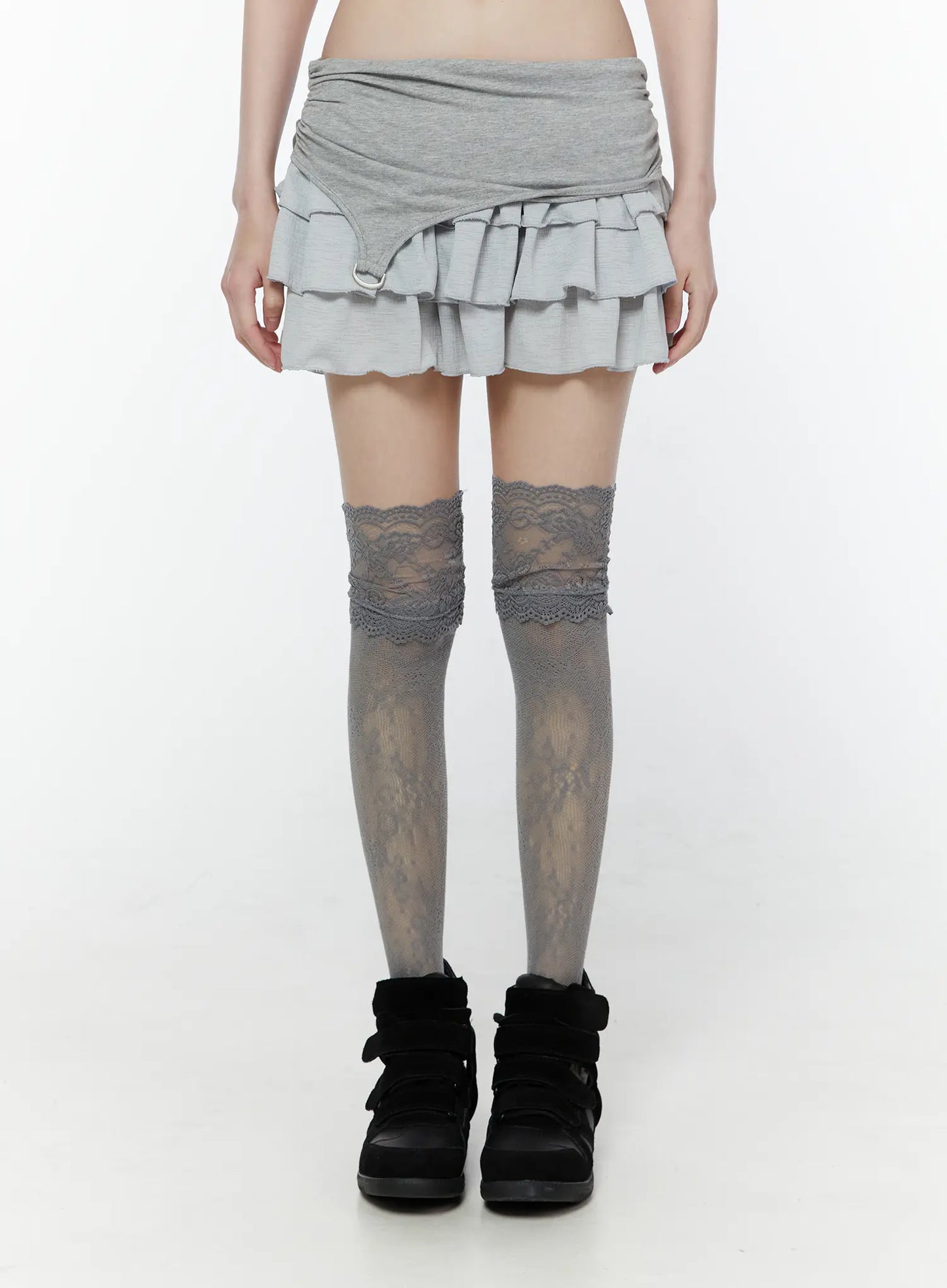 Chic Tiered Ruffle Mini Skirt CU508