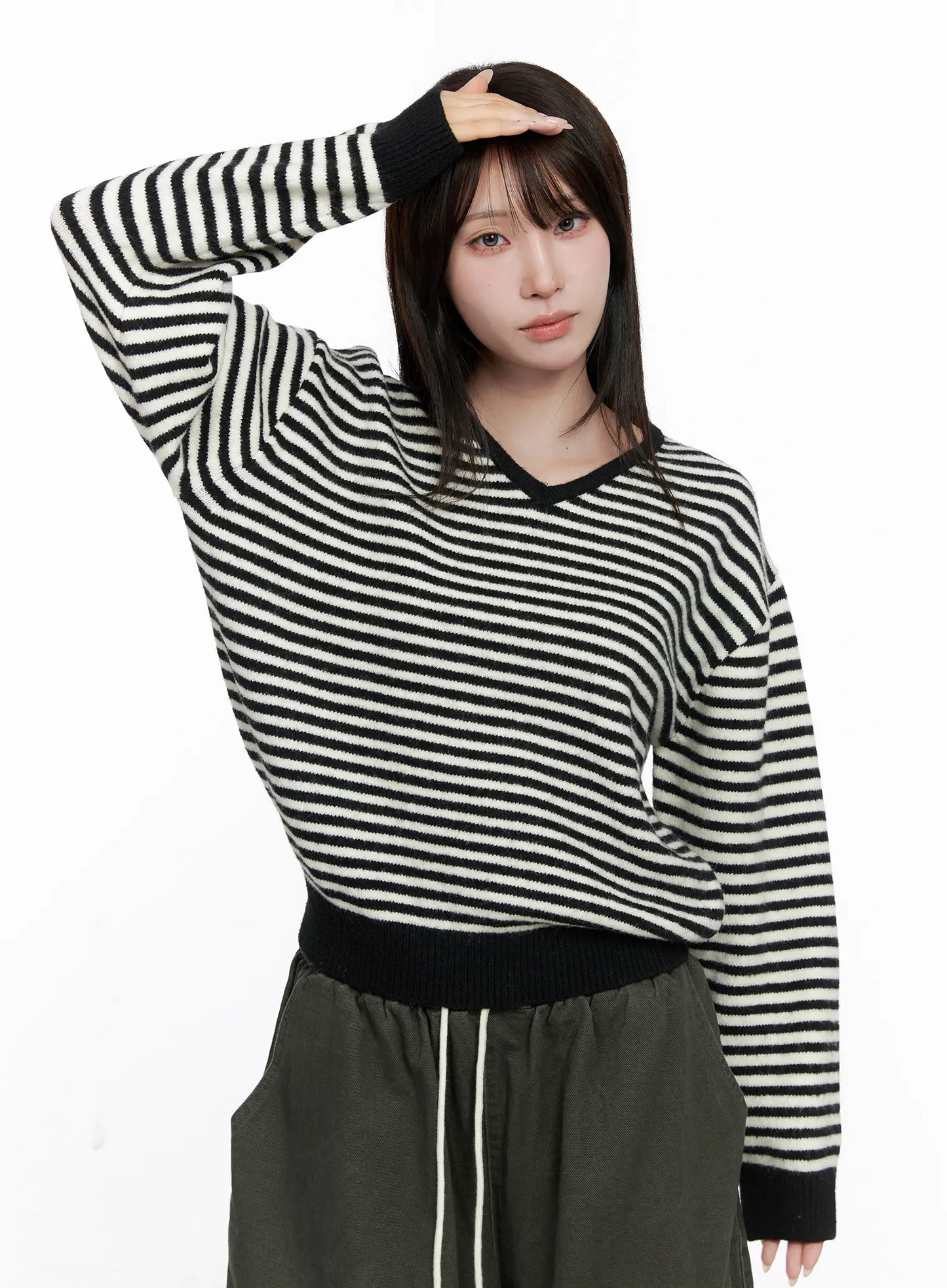 Casual Plaid Long Sleeve Top CO520
