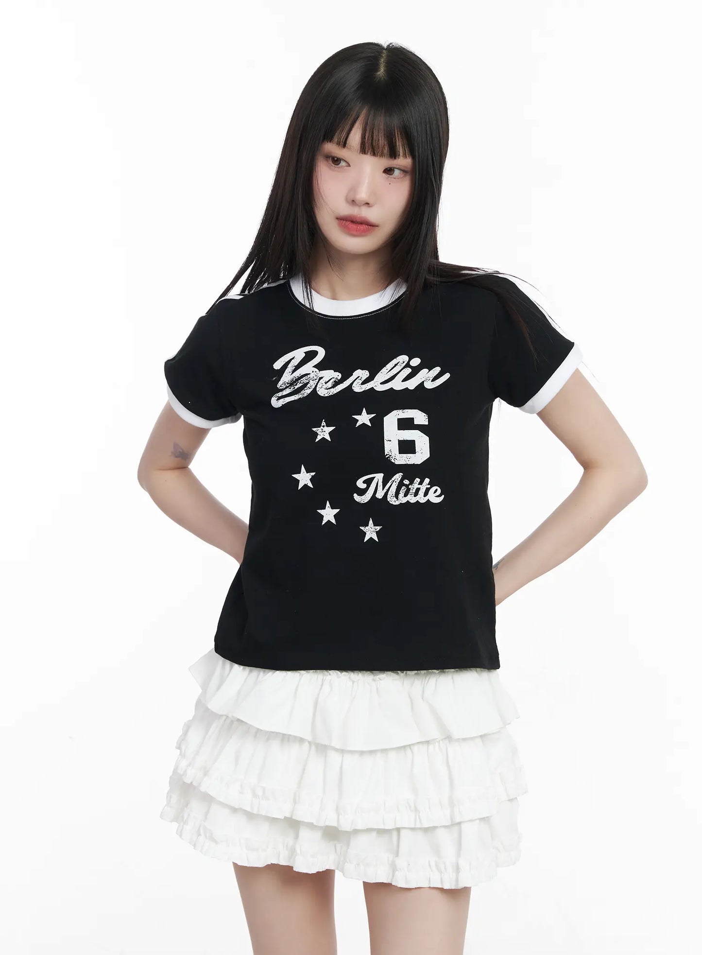 Berlin Track Ringer Tee CM524