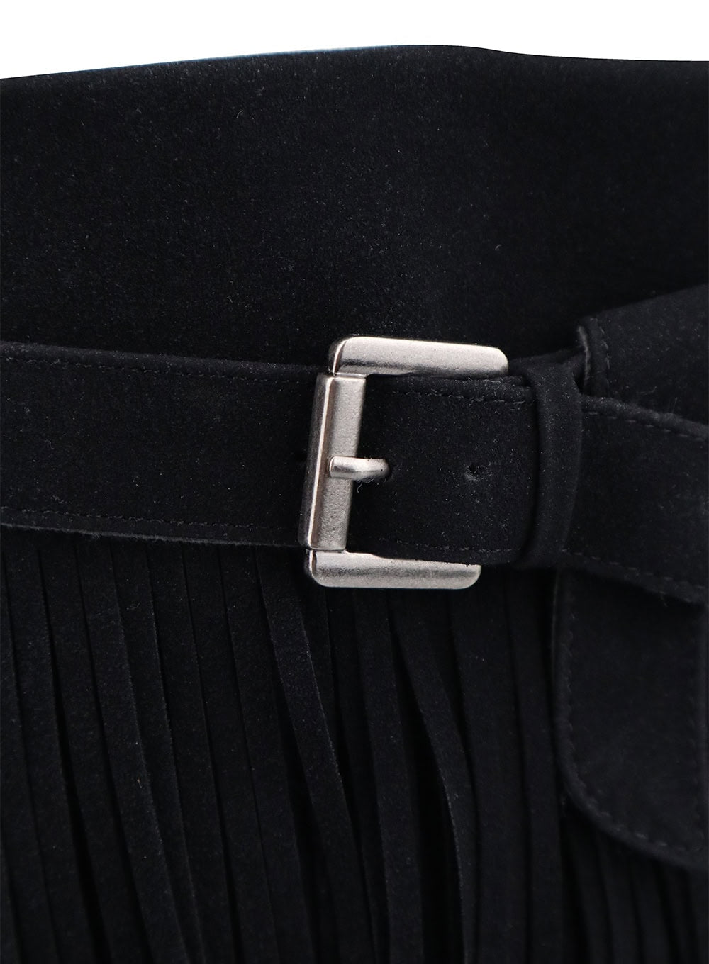 Boho Buckled Fringe Boots OA425