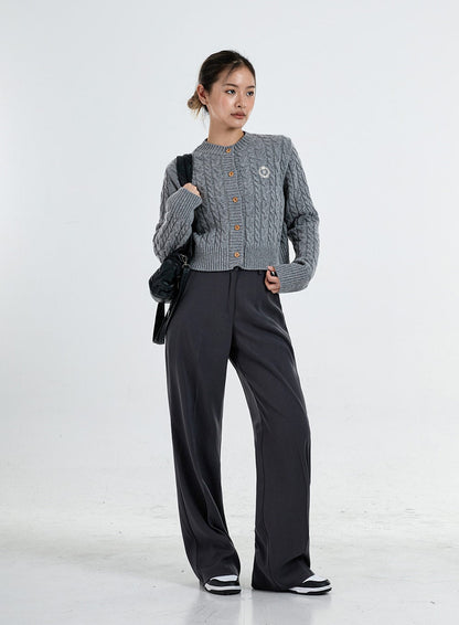Basic Wide Tailored Pants CO06