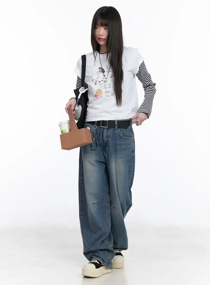 Ainslie Classic Wide-Fit Jeans CM526