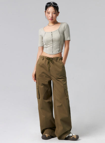 Baggy Cargo Pants CL319