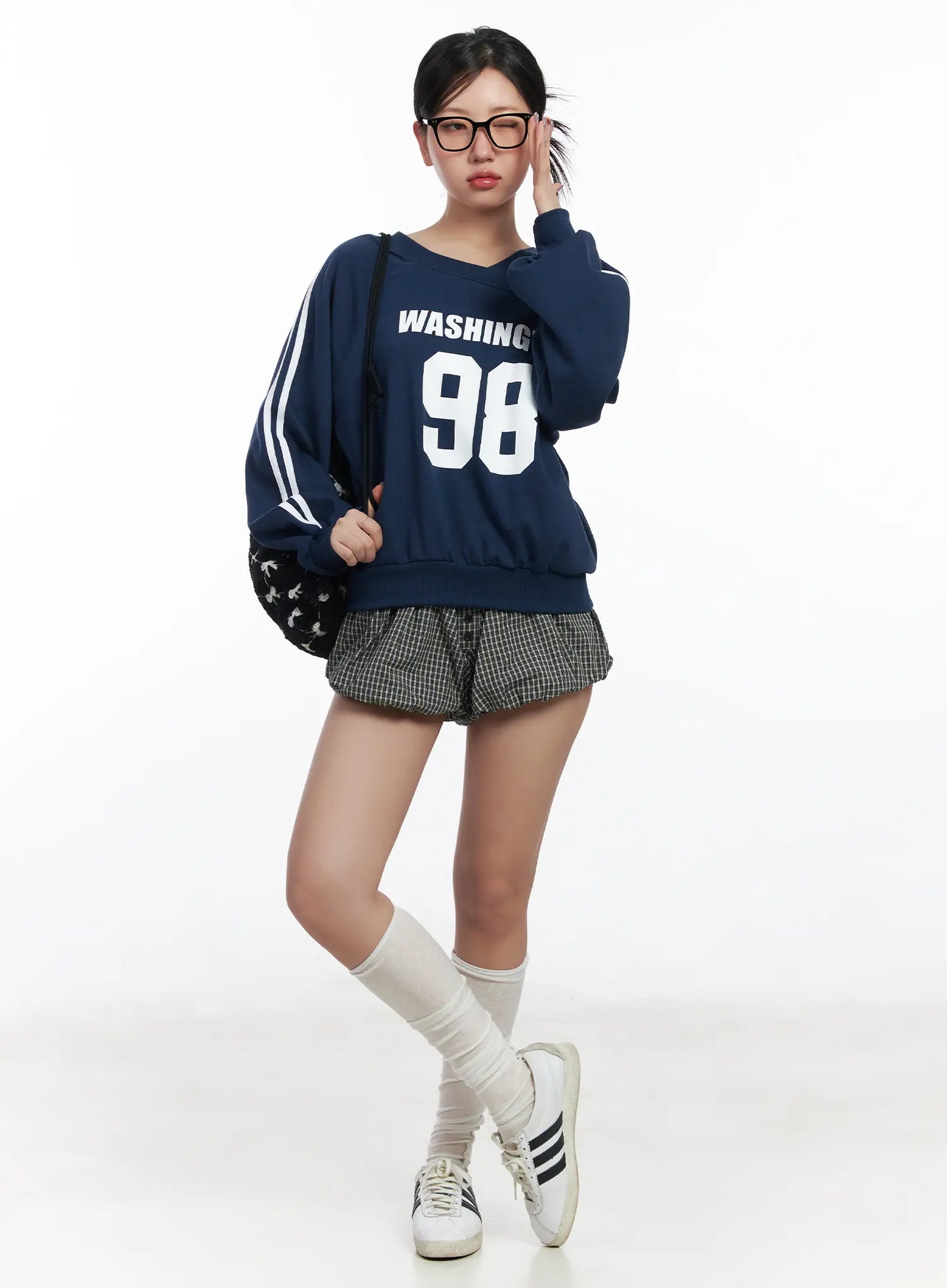 Checkered Balloon Shorts CF503
