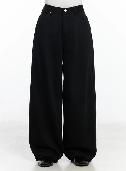 Basic Wide Leg Pants IJ529