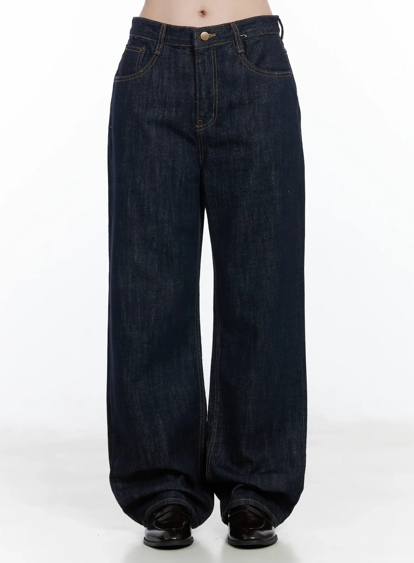 Anai Stitched Wide Leg Jeans IF520