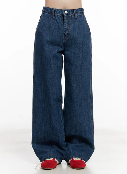 Ahyeon Classic Relaxed-Fit Denim Jeans CL515