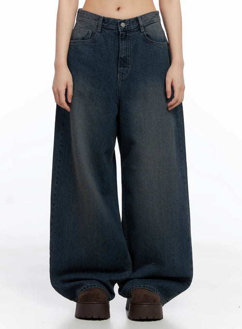 Adelyn Washed Baggy Jeans IS525