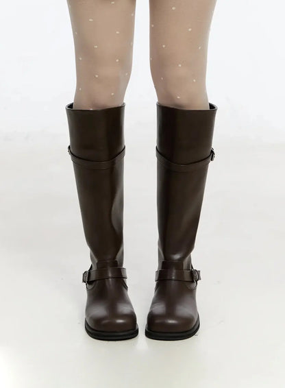 Buckled Long Boots IM509