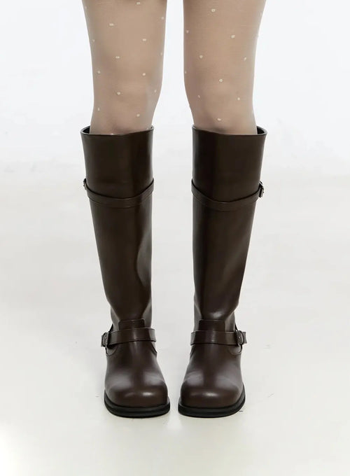 Buckled Long Boots IM509