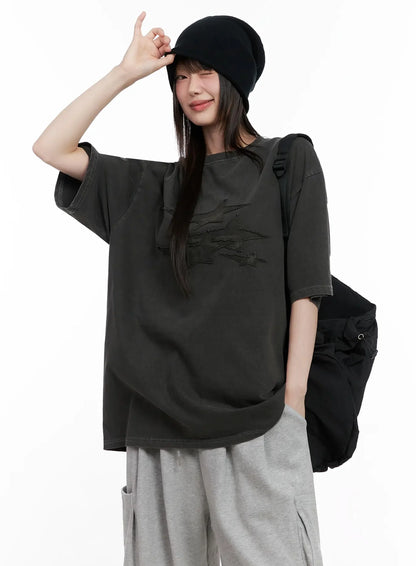 Charcoal Graphic T-Shirt IL531