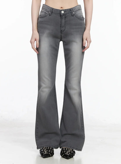 Aiana Slim Fit Bootcut Jeans IY511