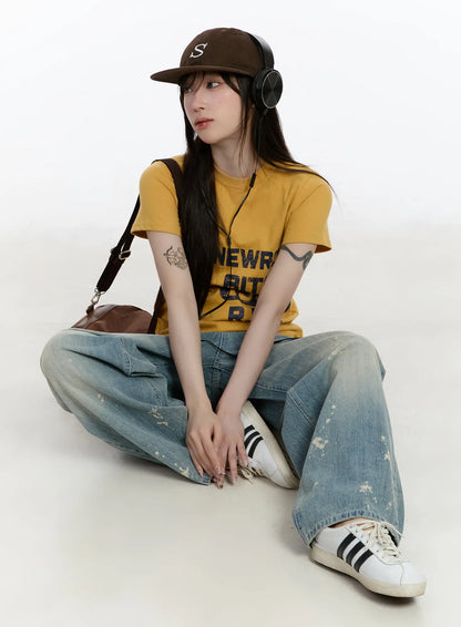 Adhara Vintage Baggy Jeans CA502