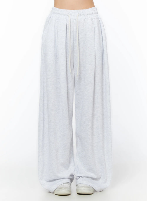 Basic Wide Leg Sweatpants IU519