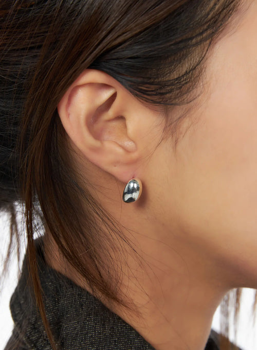 Bold Oval Stud Earrings CA517