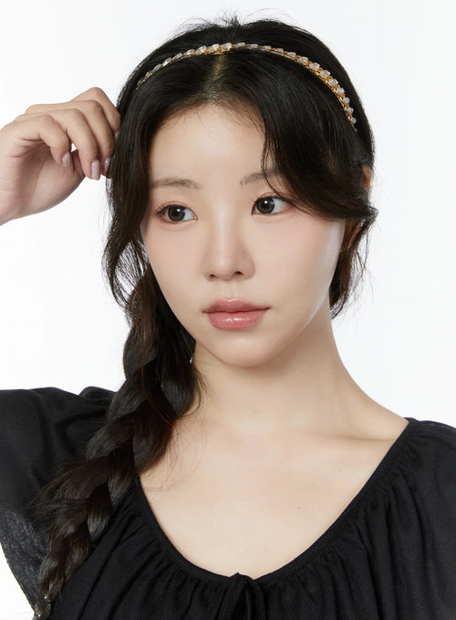 Beaded Chain Hairband IY511