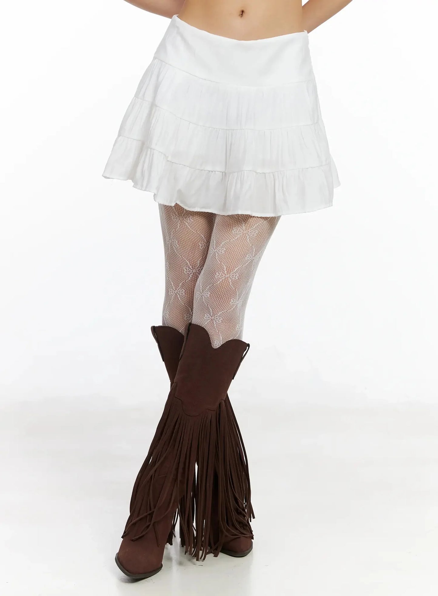 Boho Chic Ruffle Layered Skirt IM530