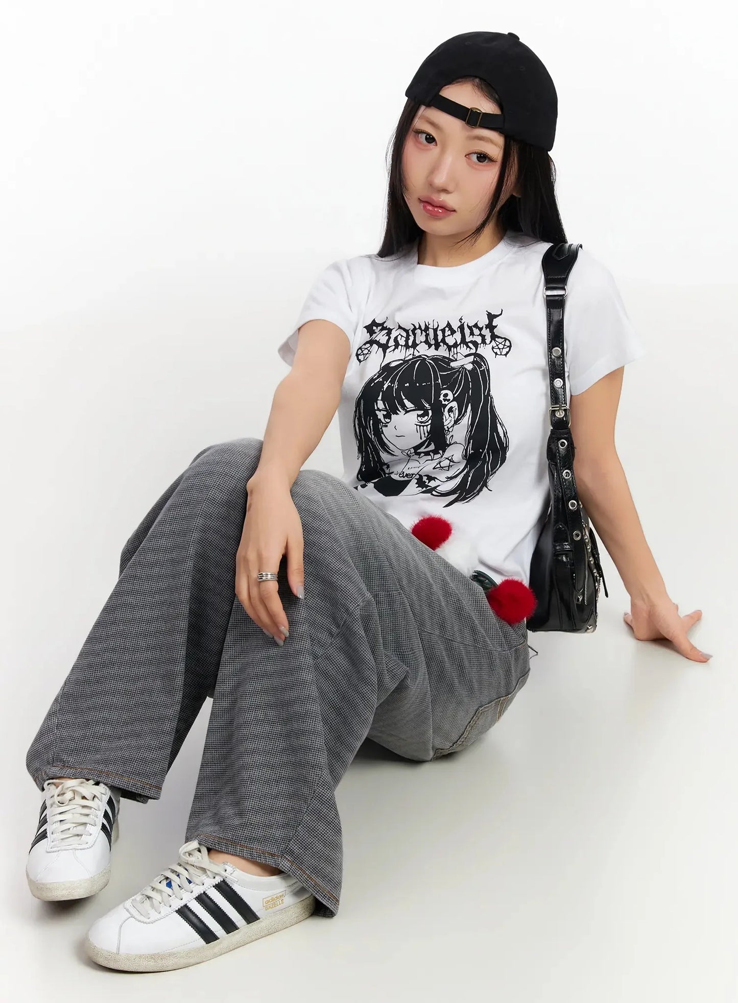 Anime Print Graphic T-Shirt CA513