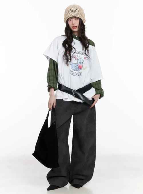 Casual Oversized Wide Leg Pants CM526