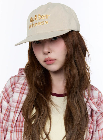 Butter Embroidered Camp Cap CA521
