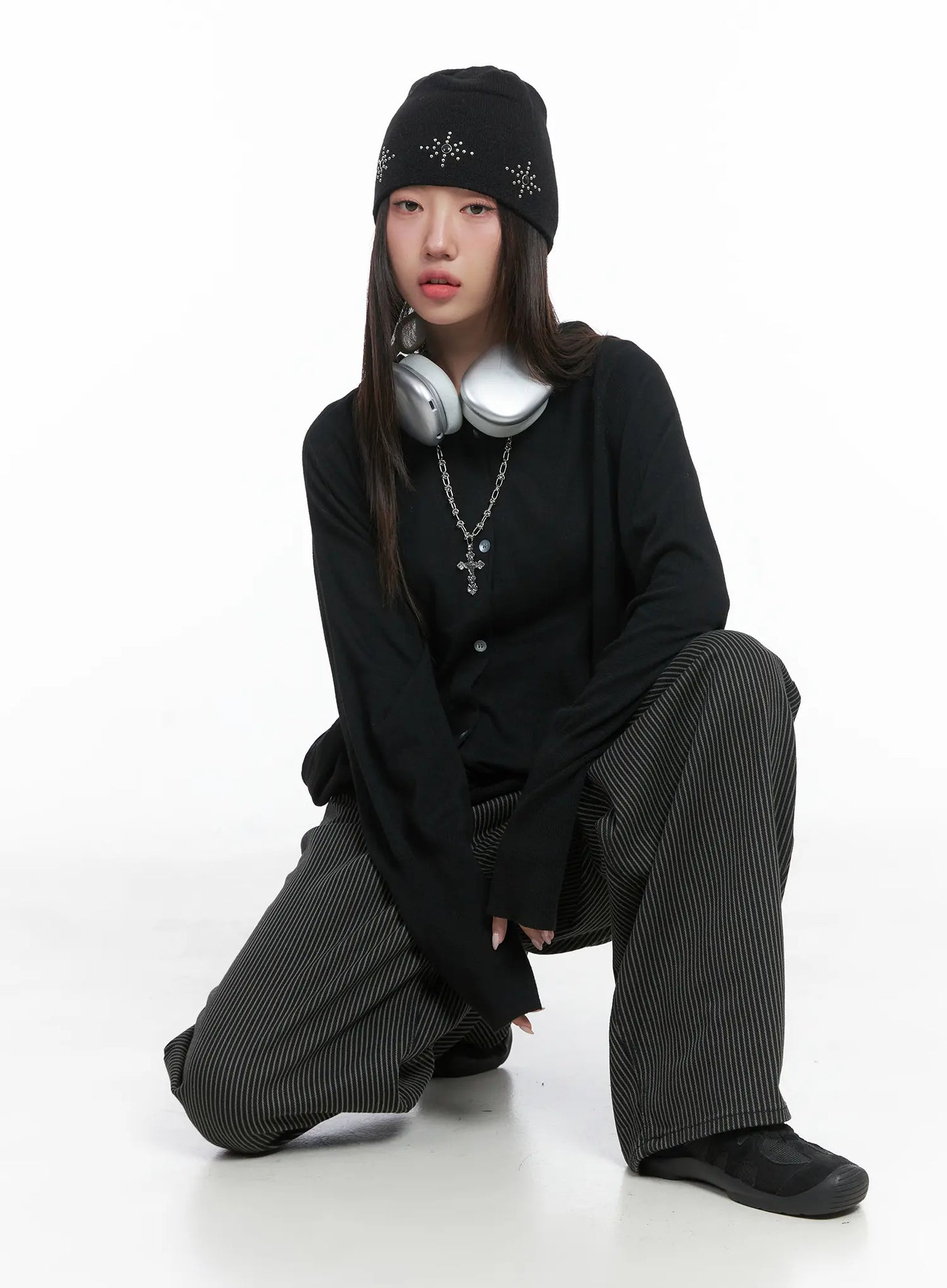 Casual Hooded Knit Cardigan CS503