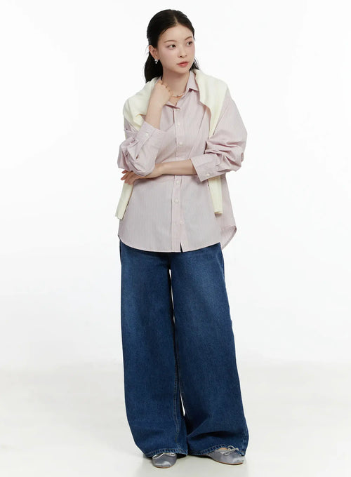 Alivia Casual Wide Leg Jeans F502