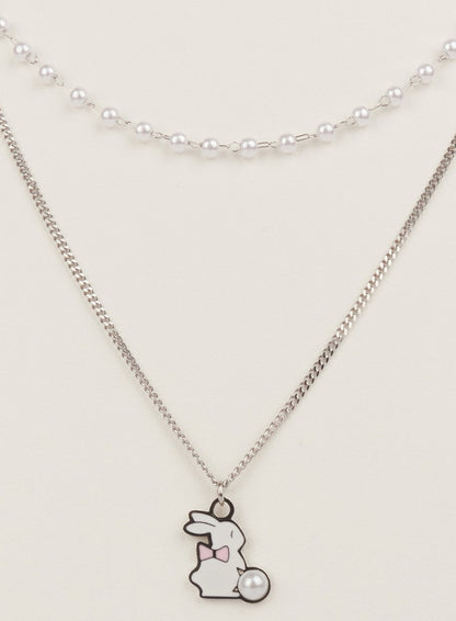 Bunny Rabbit Layer Necklace IM528