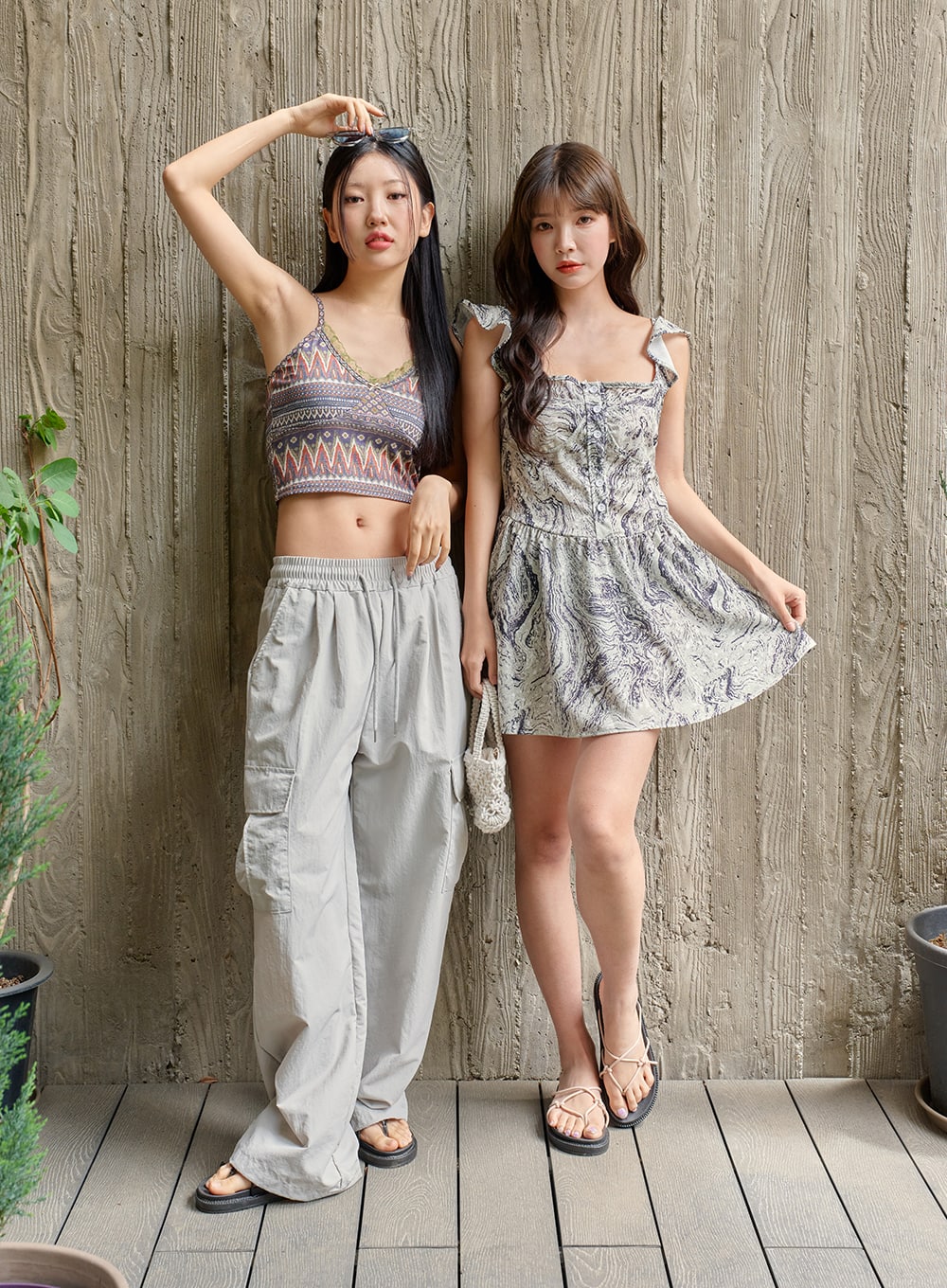 Cargo Nylon Pants BY303