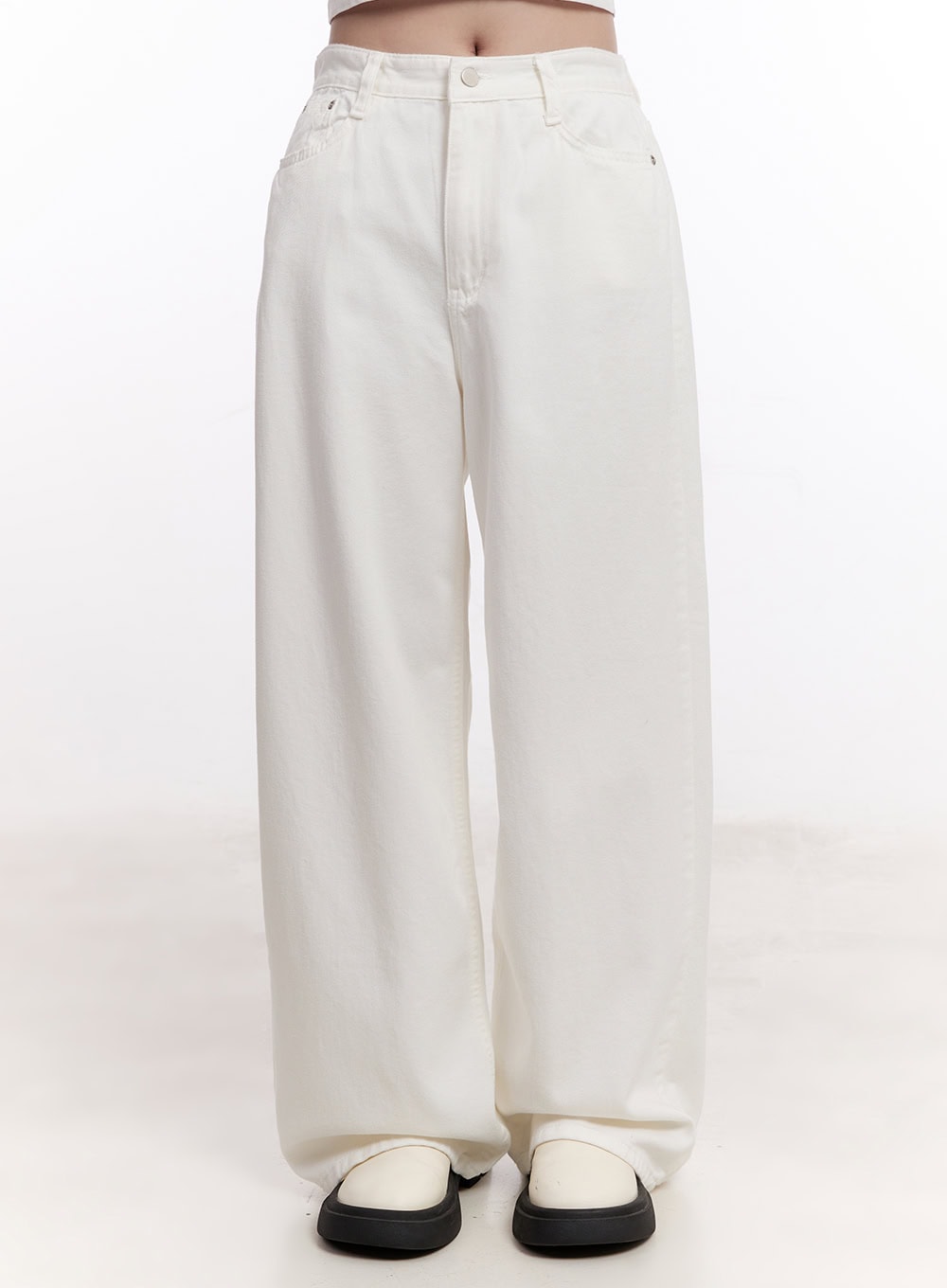 Classic Cotton Straight-Leg Pants CM527