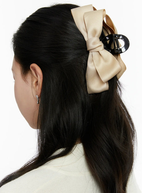 Big Double Bow Claw Clip F502