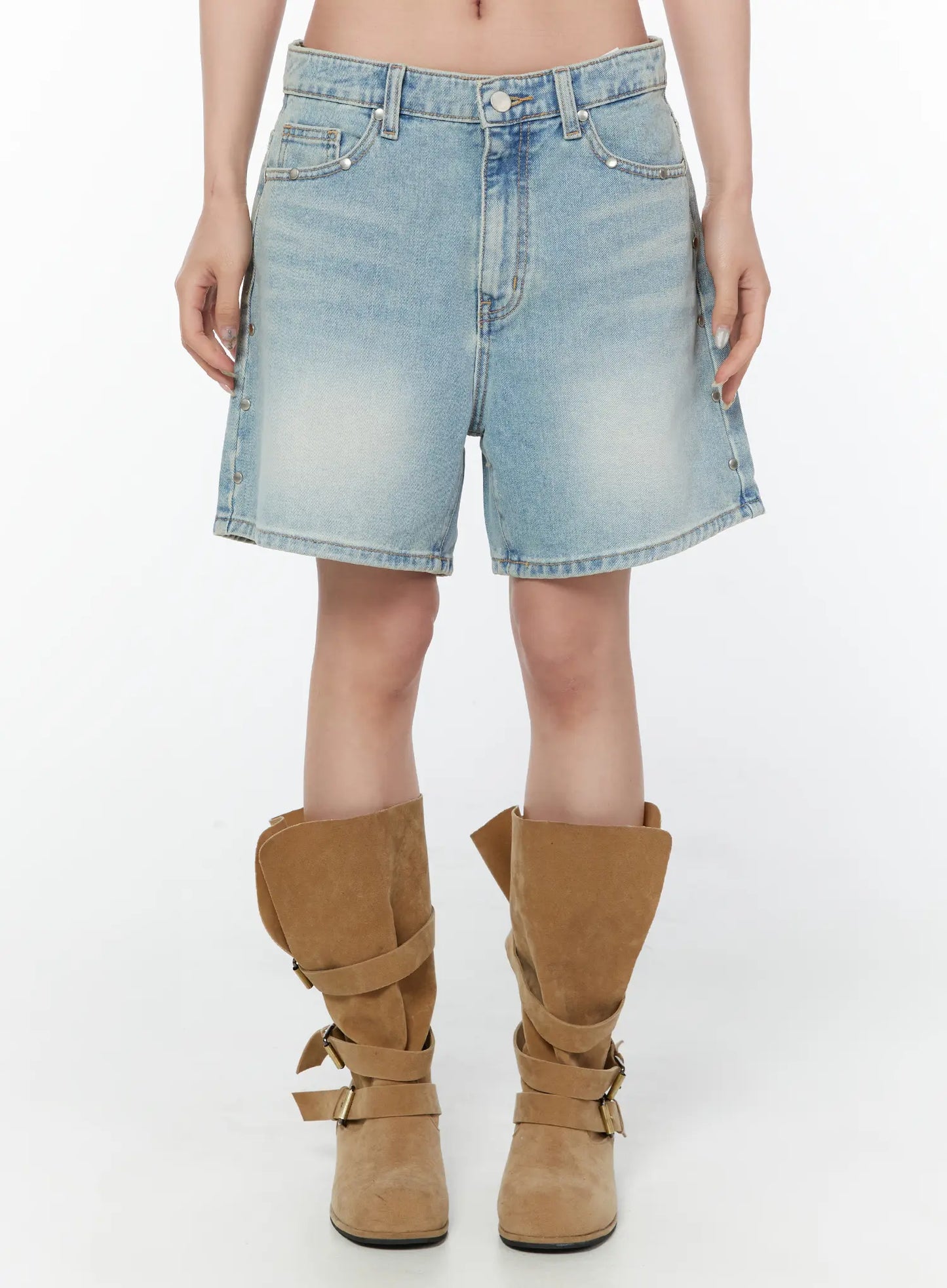Adair Washed Wide Leg Jorts CY515