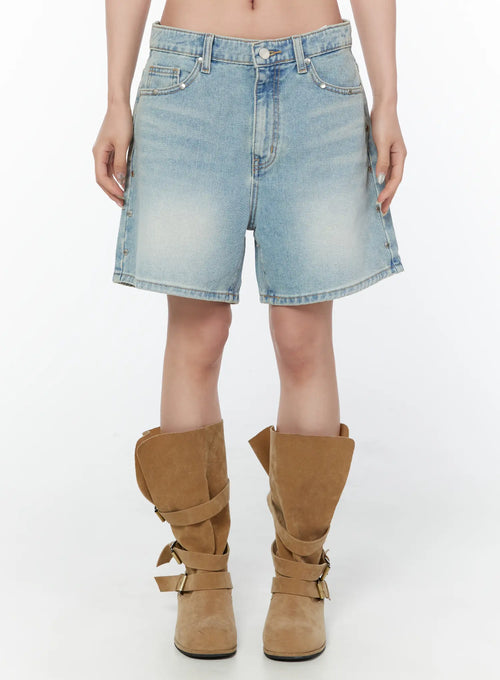 Adair Washed Wide Leg Jorts CY515