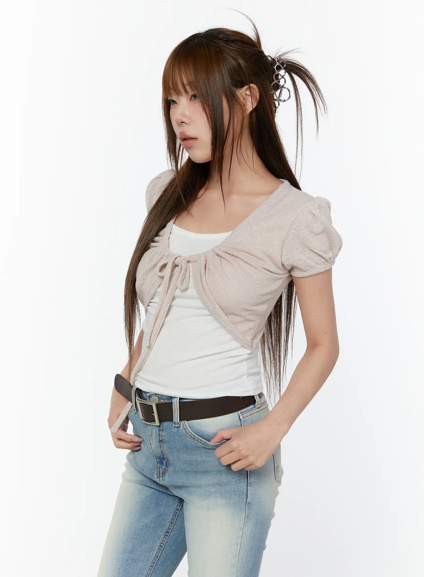 Chic Bolero Short Sleeve Set CY518