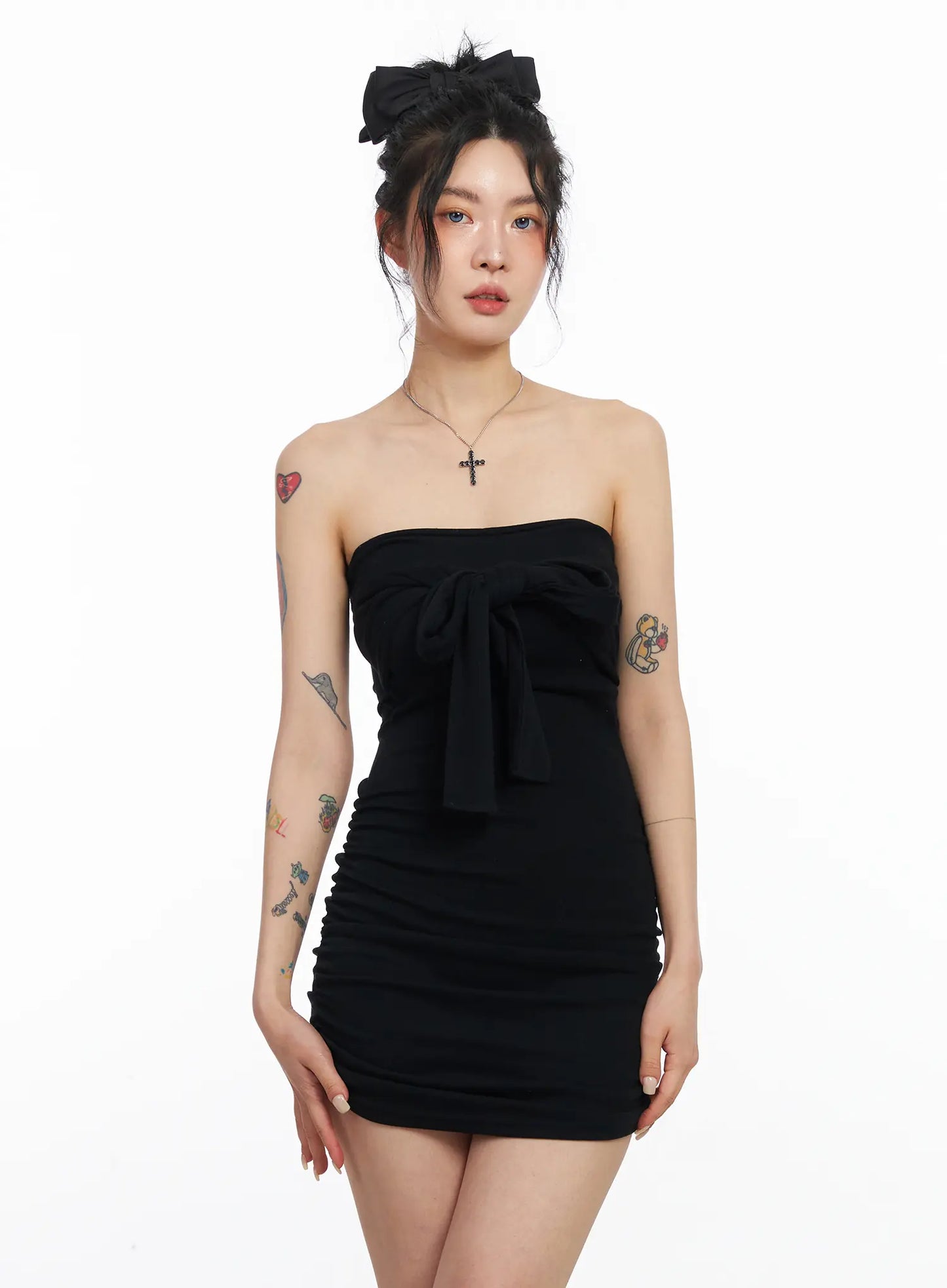 Chic Bow Tie Bodycon Dress CJ523