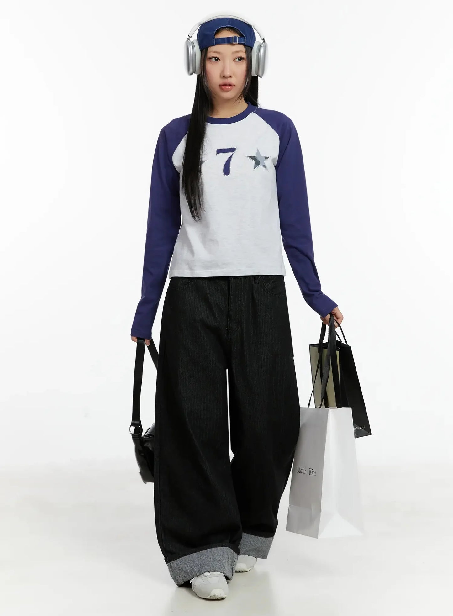 Amyra Baggy Striped Jeans ID525