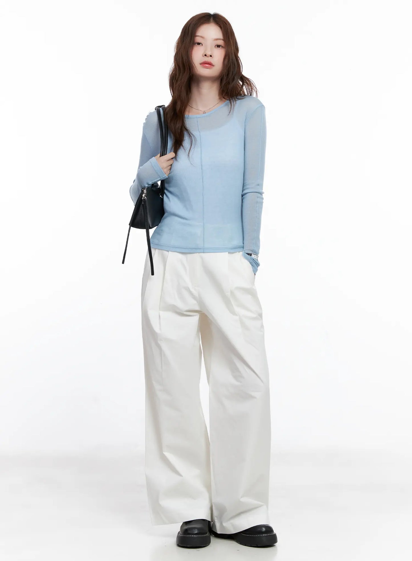 Chic Mesh Long Sleeve Top CG520