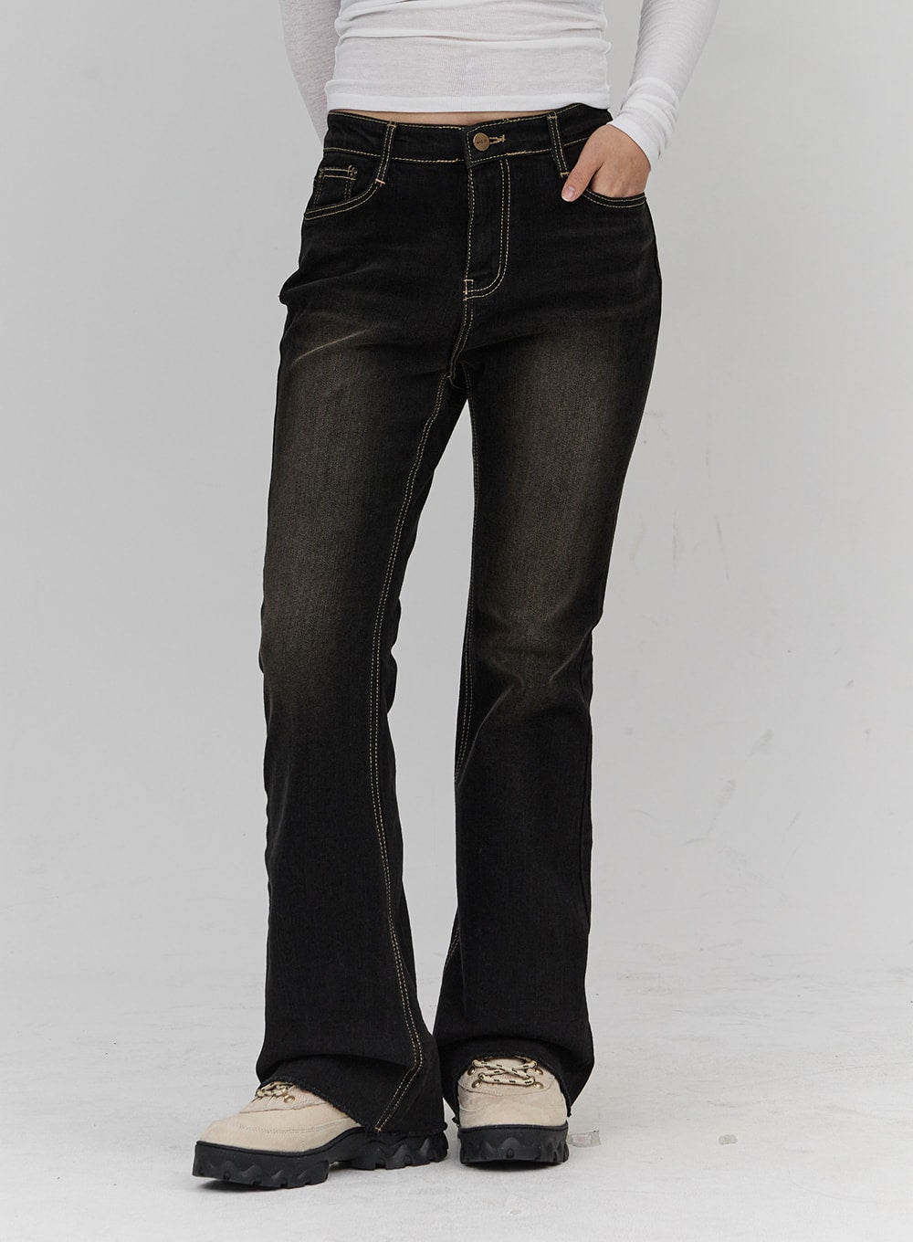 Bootcut Denim Pants CN18