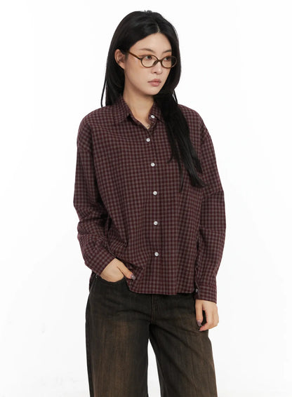 Classic Plaid Flannel Shirt CD502