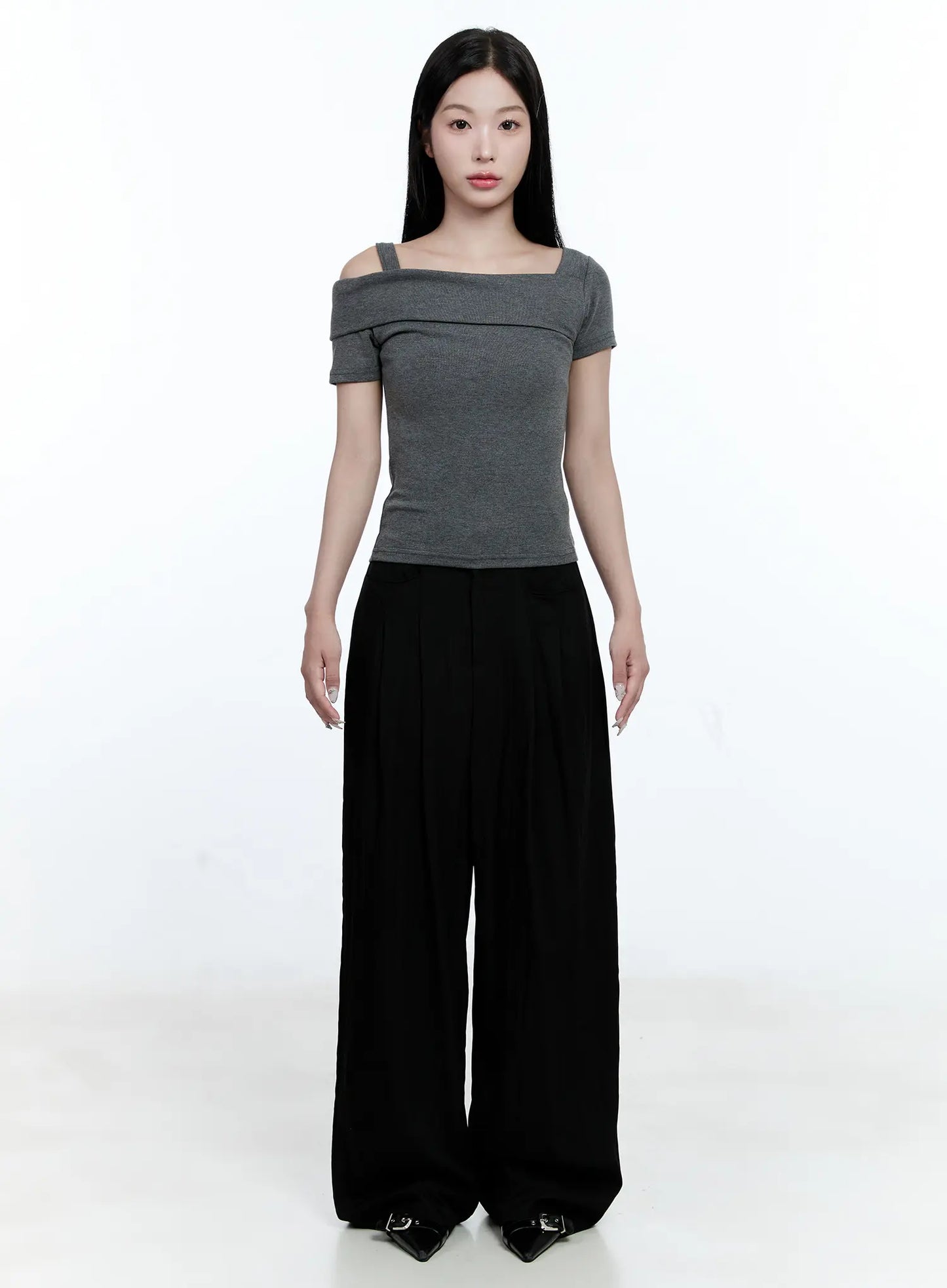 Asymmetrical One-Shoulder Top CG512