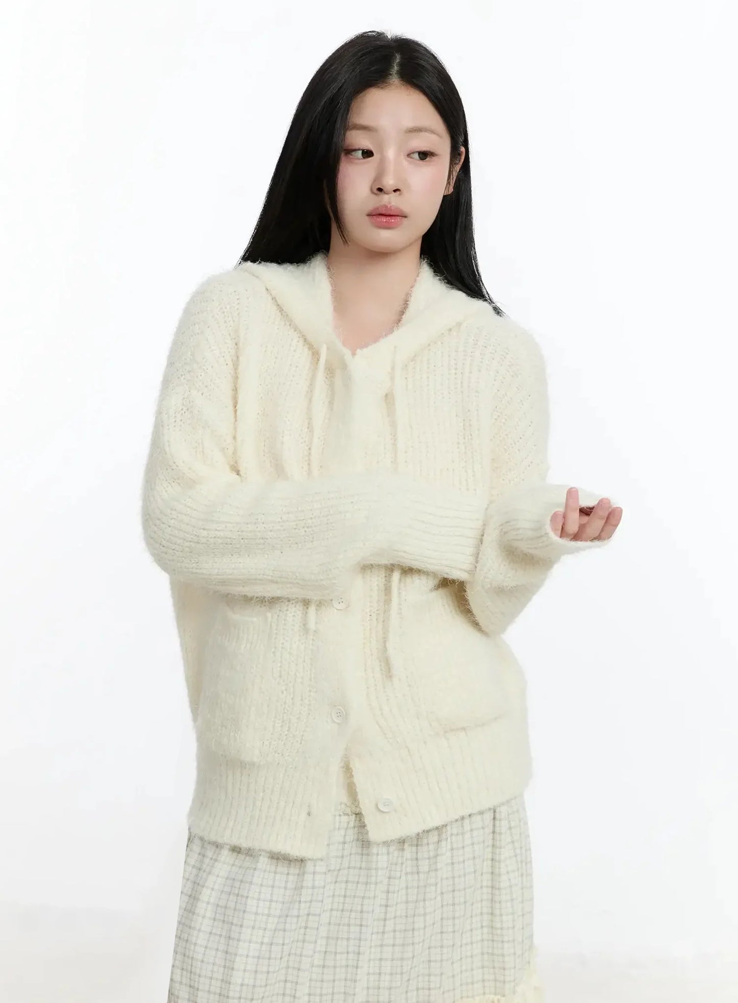Button-Up Knit Cardigan IM519