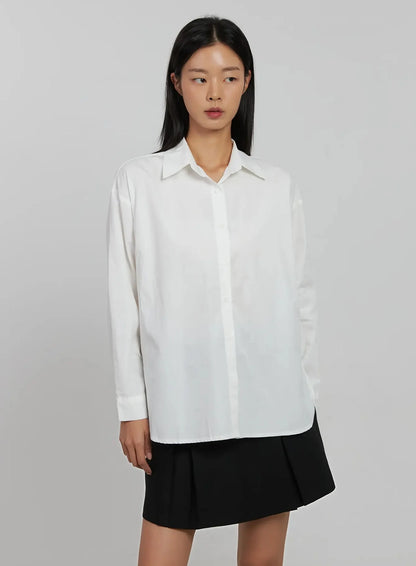 Classic Button-Up Shirt IJ508