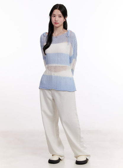 Classic Cotton Straight-Leg Pants CM527