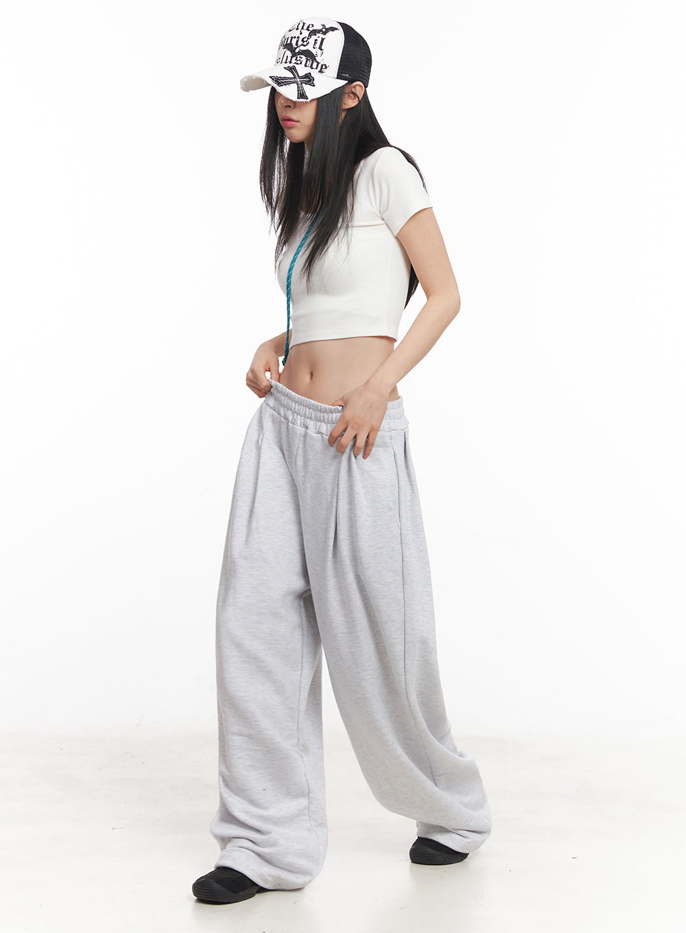 Basic Lounge Crop Tee IY516
