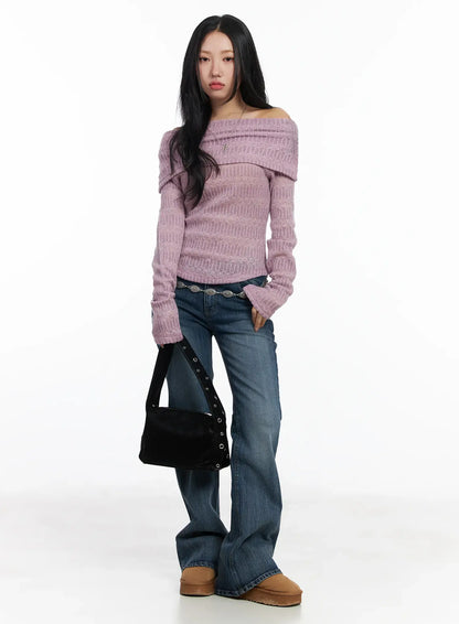 Astrid Low Rise Flared Bootcut Jeans CJ514