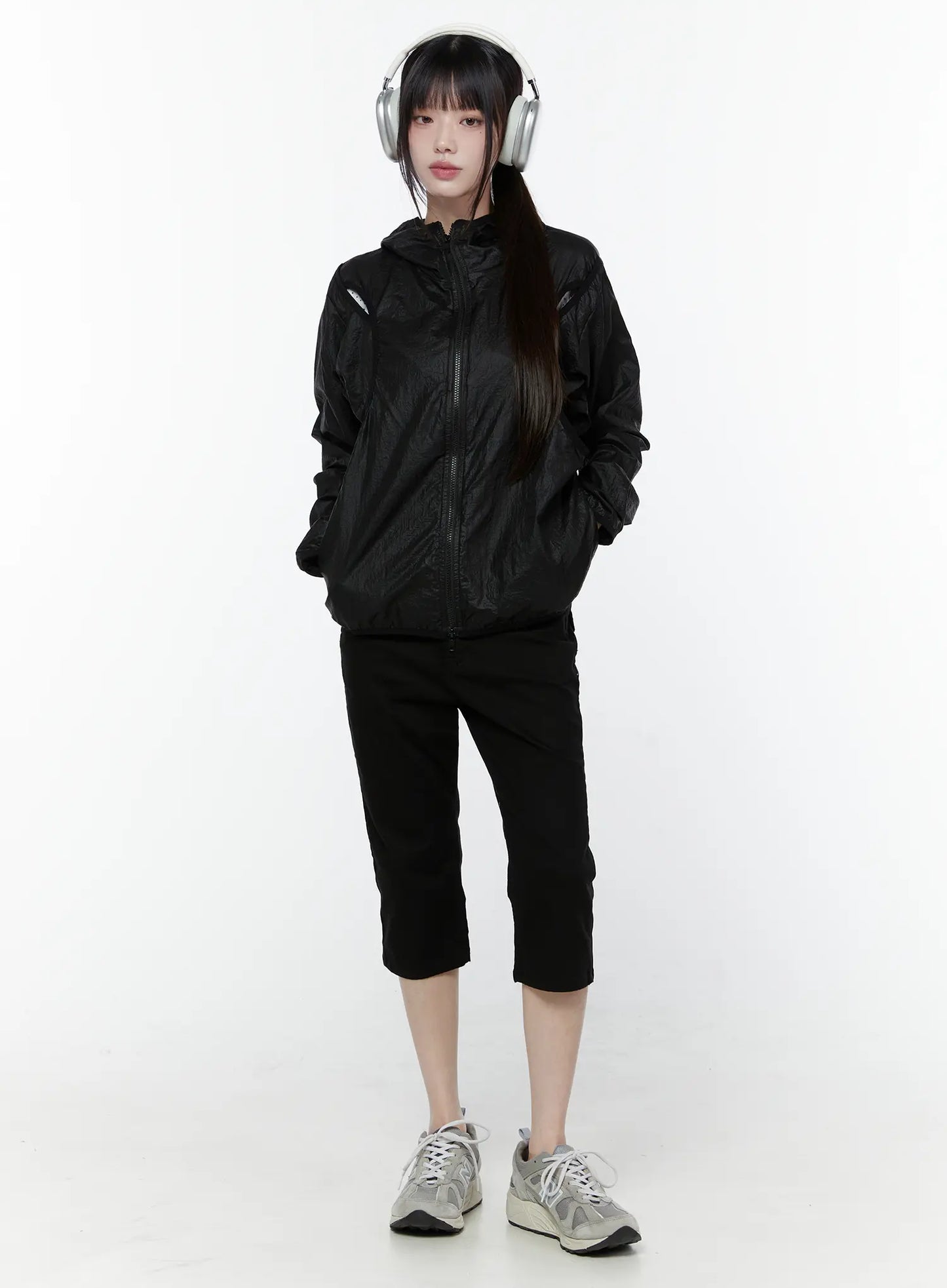 Chic Zip-Up Windbreaker Jacket CU508
