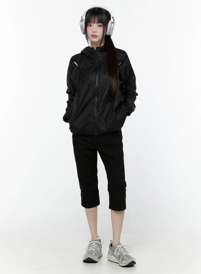 Chic Zip-Up Windbreaker Jacket CU508