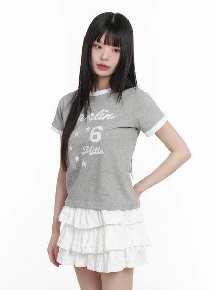Berlin Track Ringer Tee CM524