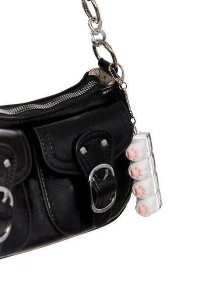 Cat Paw Print Keycap Keyring IM527